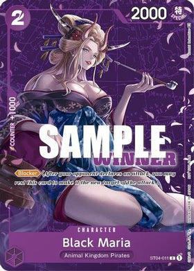 Black Maria (Tournament Pack Vol. 2) [Winner] (ST04-011) One Piece Promotion Cards