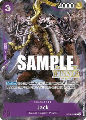 Jack (Offline Regional 2023) [Winner] (ST04-008) One Piece Promotion Cards Foil