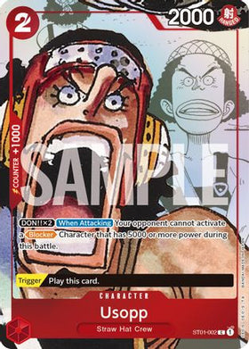 Usopp (Alternate Art) (ST01-002) One Piece Promotion Cards