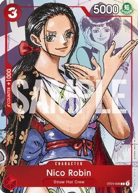 Nico Robin (Alternate Art) (ST01-008) One Piece Promotion Cards