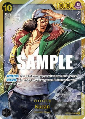 Kuzan (OP02-121) Paramount War Foil