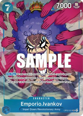 Emporio.Ivankov (Alternate Art) (OP02-051) Paramount War Foil