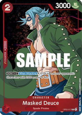 Masked Deuce (Alternate Art) (OP02-017) Paramount War Foil