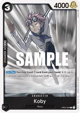 Koby (OP02-098) Paramount War Foil