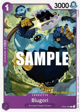 Blugori (OP02-084) Paramount War Pre-Release Cards