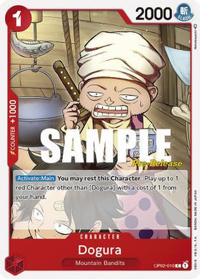Dogura (OP02-010) Paramount War Pre-Release Cards