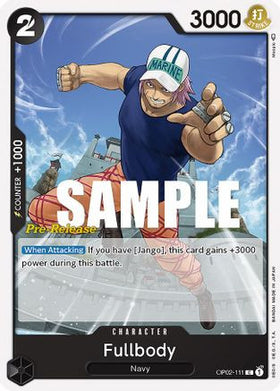 Fullbody (OP02-111) Paramount War Pre-Release Cards