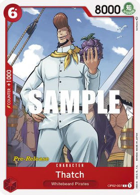 Thatch (OP02-007) Paramount War Pre-Release Cards