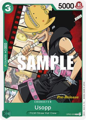 Usopp (OP02-028) Paramount War Pre-Release Cards