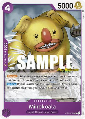Minokoala (OP02-086) Paramount War Pre-Release Cards