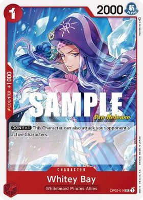 Whitey Bay (OP02-014) Paramount War Pre-Release Cards