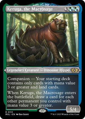 Keruga, the Macrosage (Foil Etched)