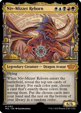 Niv-Mizzet Reborn (Halo Foil)