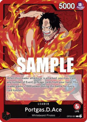 Portgas.D.Ace (OP03-001) Pillars of Strength