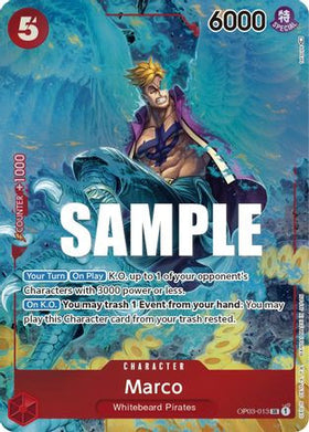 Marco (Alternate Art) (OP03-013) Pillars of Strength Foil