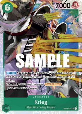 Krieg (OP03-025) Pillars of Strength Foil