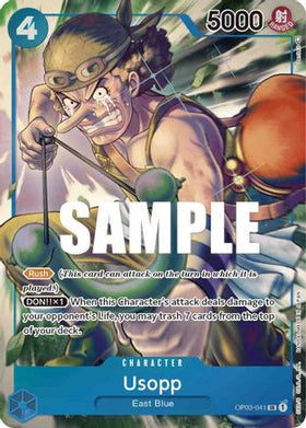 Usopp (Alternate Art) (OP03-041) Pillars of Strength Foil