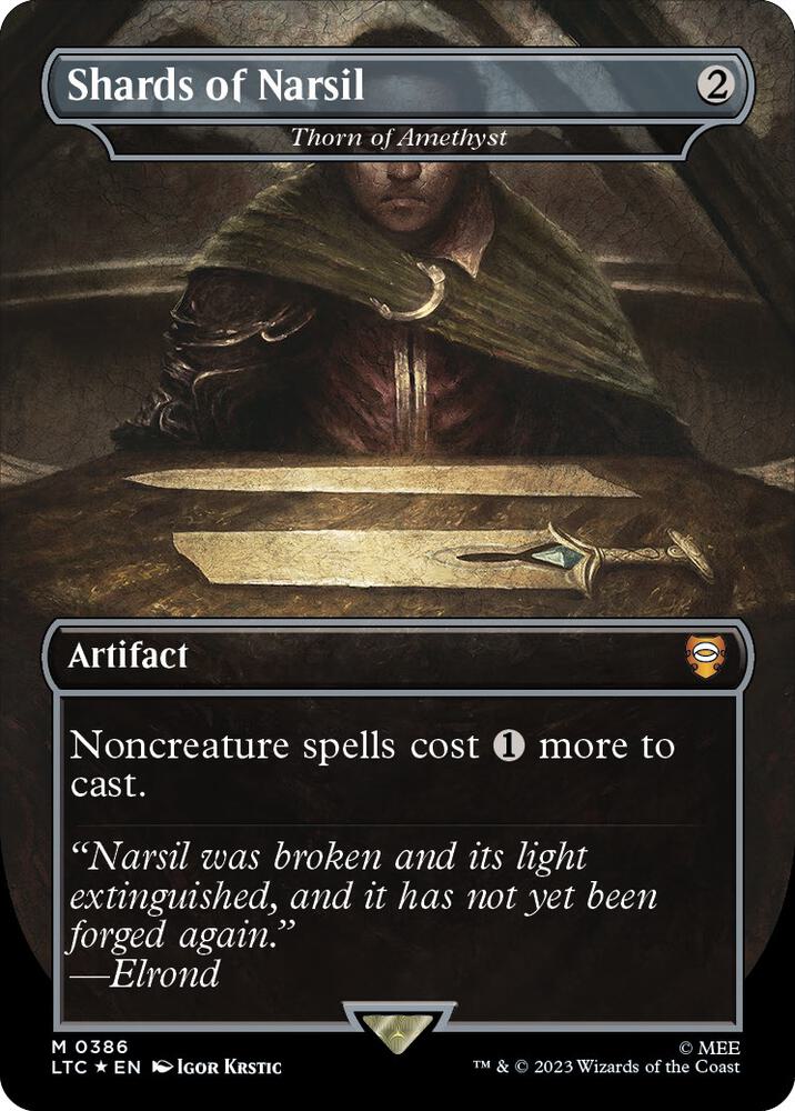 Shards of Narsil - Thorn of Amethyst (Borderless) (Surge Foil)