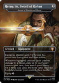 Herugrim, Sword of Rohan - Sword of Hearth and Home (Borderless) (Surge Foil)