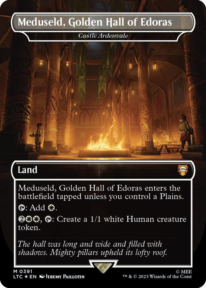 Meduseld, Golden Hall of Edoras - Castle Ardenvale (Borderless) (Surge Foil)