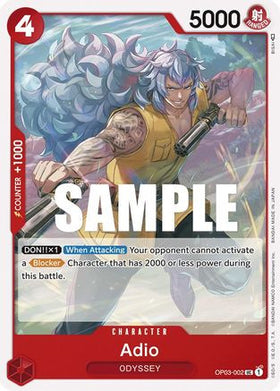 Adio (OP03-002) Pillars of Strength