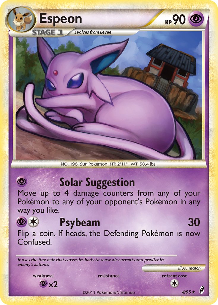 Espeon 4/95 - Call of Legends Holofoil (HP)