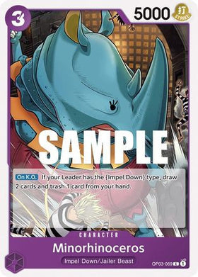Minorhinoceros (OP03-069) Pillars of Strength