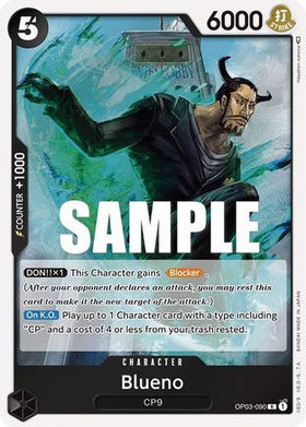 Blueno (OP03-090) Pillars of Strength Foil