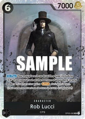 Rob Lucci (OP03-092) Pillars of Strength Foil