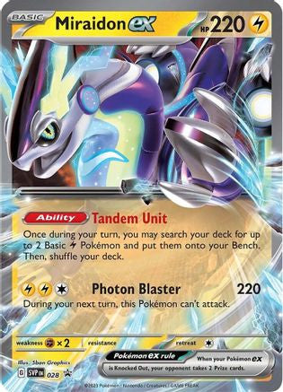 Miraidon ex - SVP028 28 - SV Scarlet Violet Promo Cards Holofoil