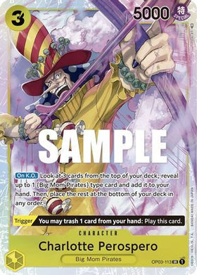 Charlotte Perospero (OP03-113) Pillars of Strength Foil