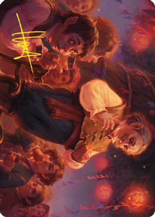Bilbo, Retired Burglar Art Card (Gold-Stamped Signature)
