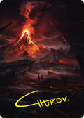 Valley of Gorgoroth Art Card (Gold-Stamped Signature)