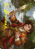 Frodo Baggins Art Card (16/81) (Gold-Stamped Signature)
