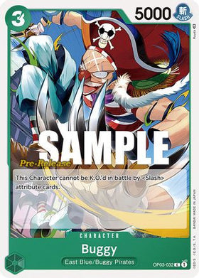 Buggy (OP03-032) Pillars of Strength Pre-Release Cards