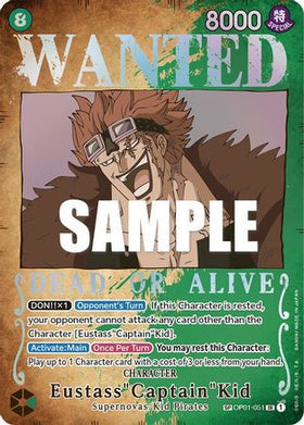 Eustass"Captain"Kid (Wanted Poster) (OP01-051) Pillars of Strength Foil
