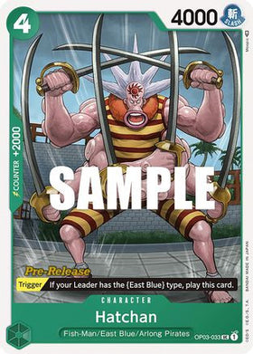 Hatchan (OP03-033) Pillars of Strength Pre-Release Cards
