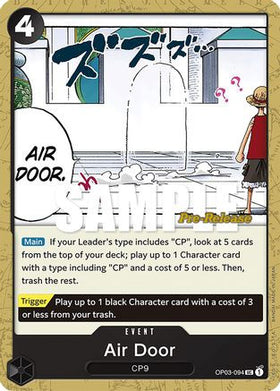 Air Door (OP03-094) Pillars of Strength Pre-Release Cards