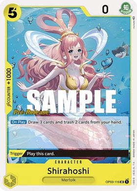 Shirahoshi (OP03-116) Pillars of Strength Pre-Release Cards