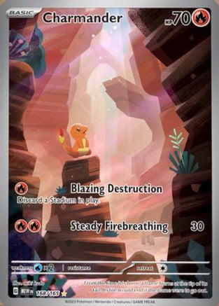 Charmander 168 - SV Scarlet and Violet 151 Holofoil (HP)