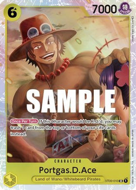 Portgas.D.Ace (ST09-010) Starter Deck 9: Yamato Foil