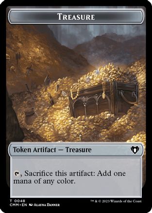 Treasure // Elemental (0025) Double-Sided Token