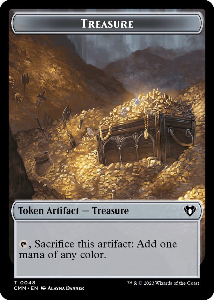 Treasure // Elemental (0025) Double-Sided Token