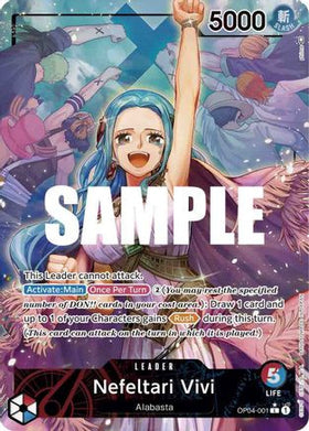 Nefeltari Vivi (Alternate Art) (OP04-001) Kingdoms of Intrigue Foil