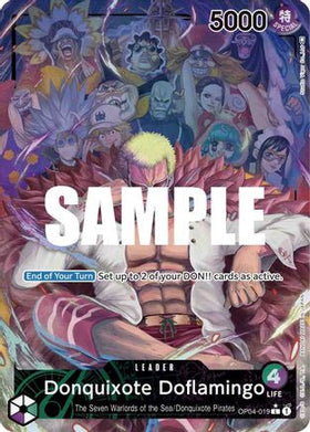 Donquixote Doflamingo (Alternate Art) (OP04-019) Kingdoms of Intrigue Foil