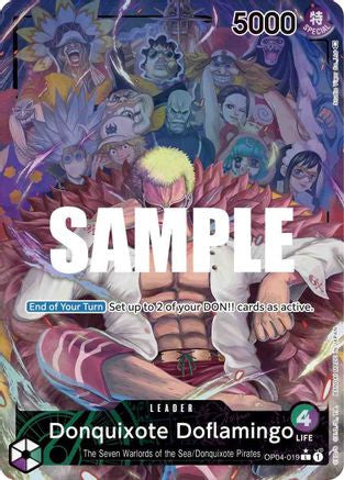 Donquixote Doflamingo (Alternate Art) (OP04-019) Kingdoms of Intrigue Foil