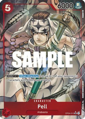 Pell (Alternate Art) (OP04-013) Kingdoms of Intrigue Foil