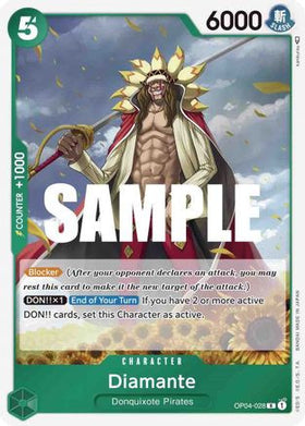 Diamante (OP04-028) Kingdoms of Intrigue Foil