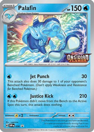 Palafin (Prerelease Promo) 36 - SV Scarlet Violet Promo Cards Holofoil