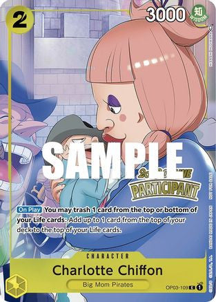 Charlotte Chiffon (Online Regional 2023) [Participant] (OP03-109) One Piece Promotion Cards Foil